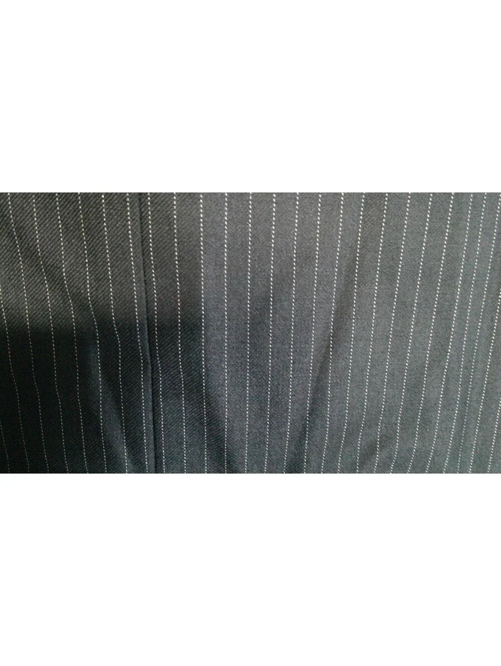 Caravelli Navy Pinstripe Suit Jacket Size 46L Made in Italy